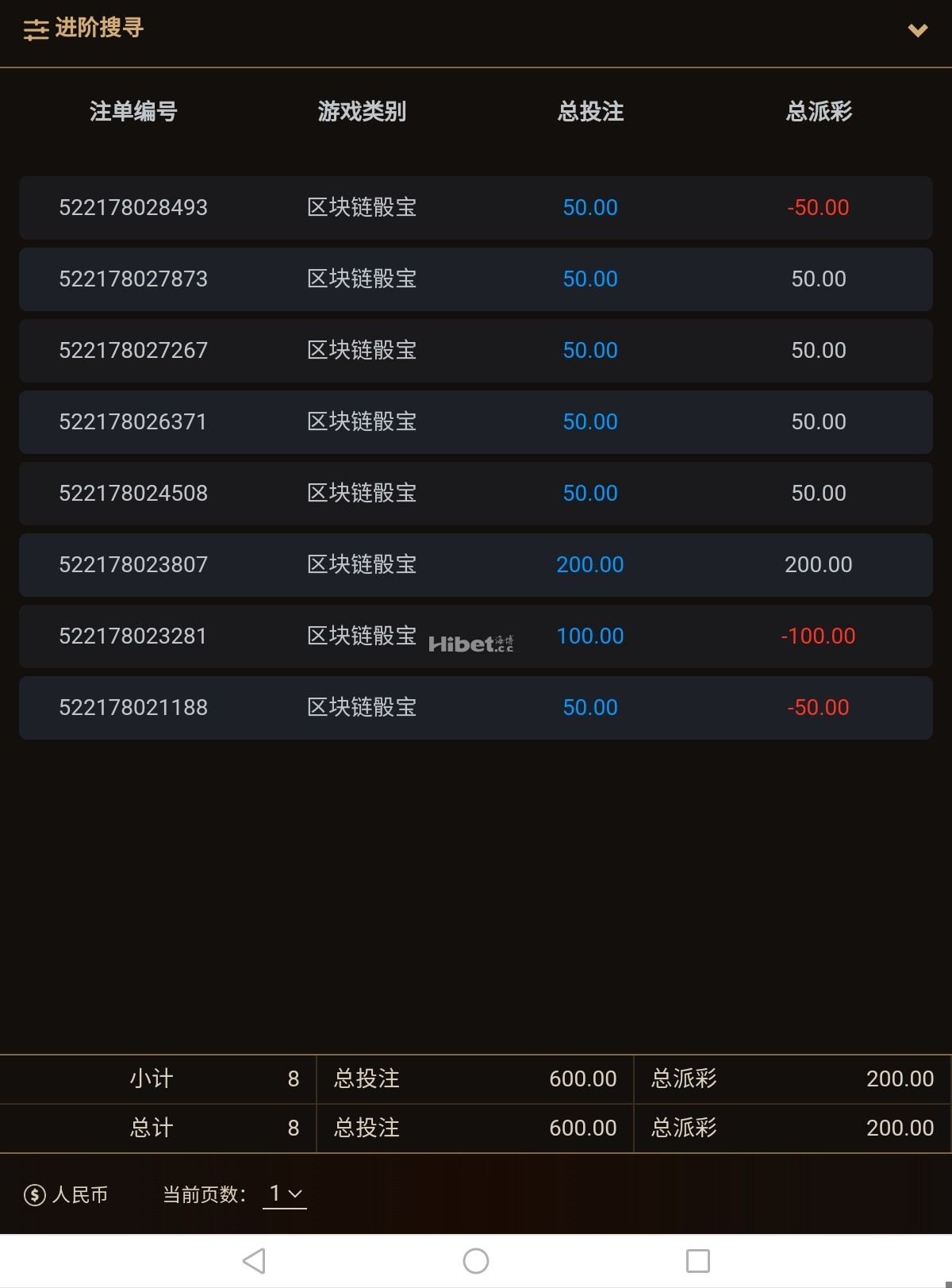 区块链色子收米200