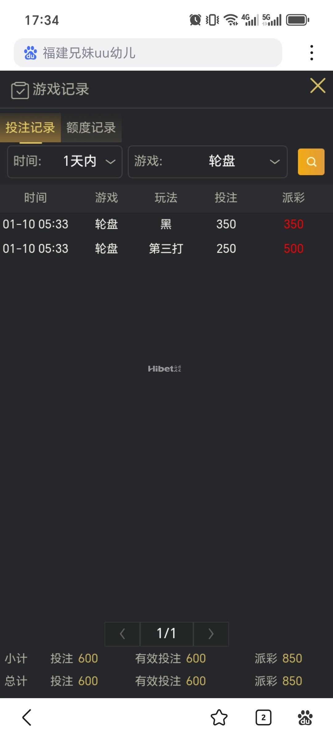 轮盘给力的收入了
