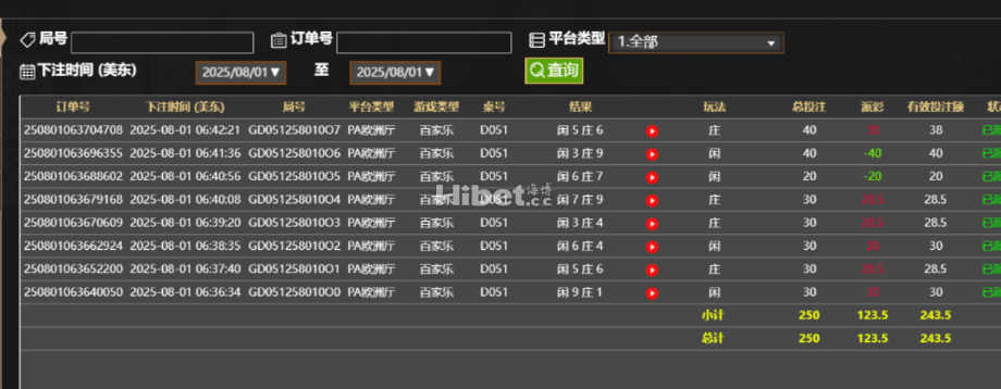 这次百家乐胜率不错赚到了
